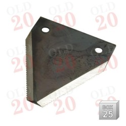 Large Gaspardo Serrated Mower Blade