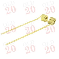 Claas - Right Tedder Tine L: 355mm W: 55mm Diameter: 9mm