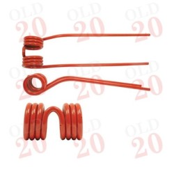 Claas - Right Tedder Tine L: 403mm W: 59mm Diameter: 9mm