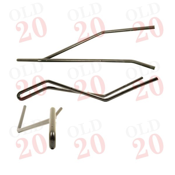 Vicon - Left Tedder Tine L: 460mm W: 137mm Diameter: 11mm