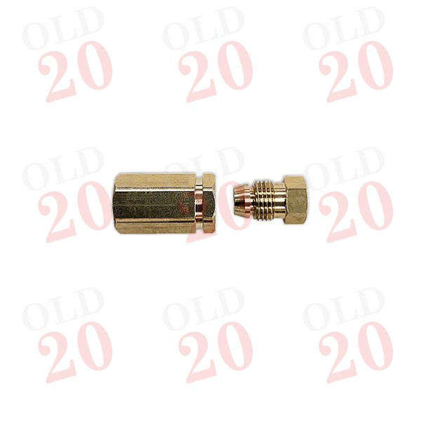 1/8" NPT (FEMALE) to 1/4" compression (MALE) Oil Pressure Gauge Pipe Fitting