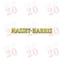Small MASSEY HARRIS Bonnet Decal
