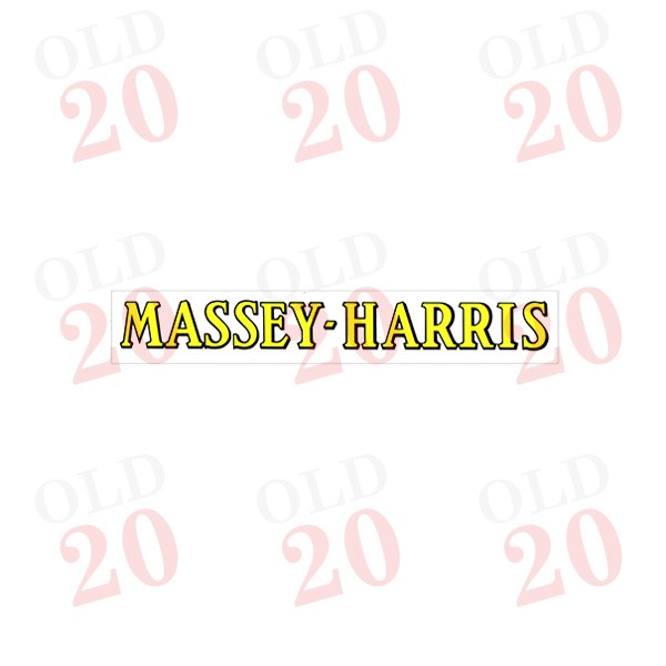 Small MASSEY HARRIS Bonnet Decal
