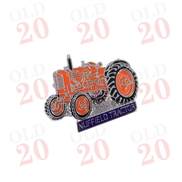 Nuffield Orange Tractor Lapel Badge