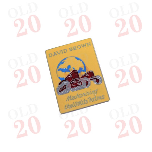 David Brown World Tractor Lapel Badge