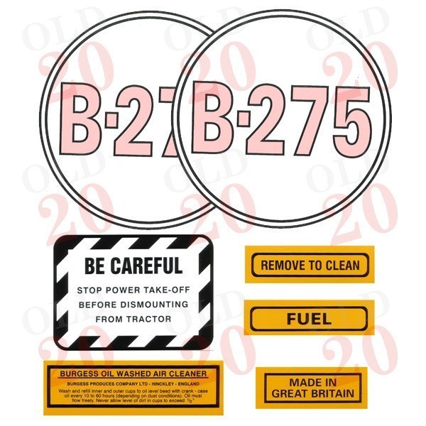 IH B275 Decal Set