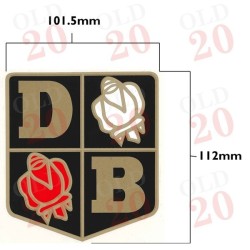 David Brown Rose Decal (Medium)