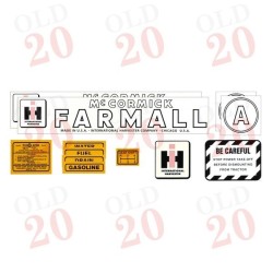 International Farmall A Decal Set
