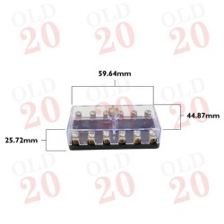 8 amp Ford Fuse Box (Clear Top)
