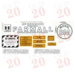 McCormick IH Farmall BM Decal Set