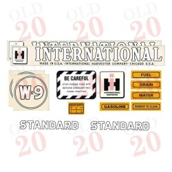 International W9 Decal Set