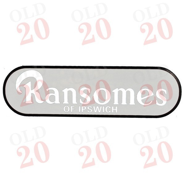 Vintage Ransomes of Ipswich Decal