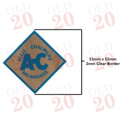 Large Allis Chalmers Diamond Decal