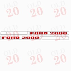 Ford Force 2000 Decal Set