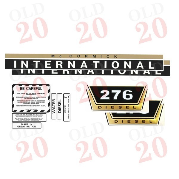IH 276 Decal Set