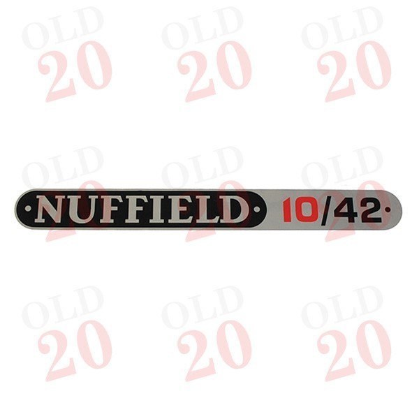 Nuffield 10/42 Bonnet Decal