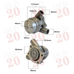 Early Perkins P3 Waterpump