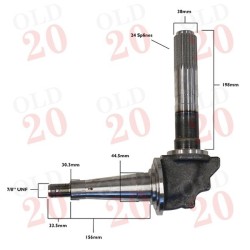 Fordson Major LH King Pin Spindle