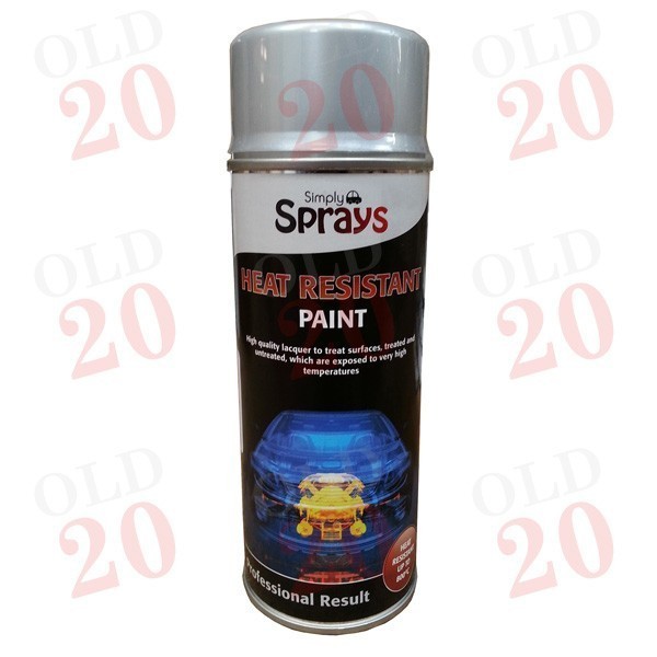 800°C Heat Resistant Silver Spray Paint