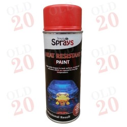 300°C Heat Resistant Red Paint (400ml Aerosol)