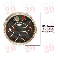 Nuffield 10/60 Oil & Temp Gauge