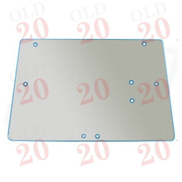John Deere SG2 Cab Upper Rear Window Glass