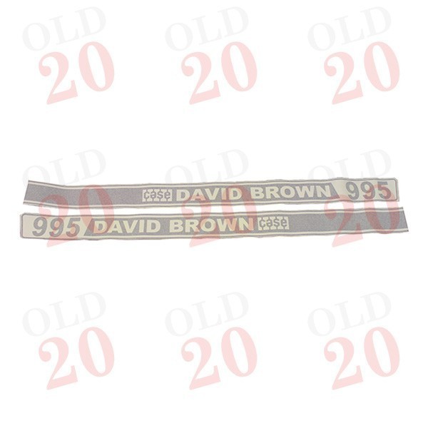 Case David Brown 995 Selectamatic Bonnet Decal Set