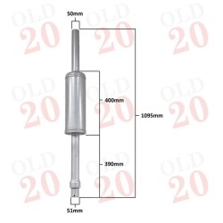 Ford Force 2000, 3000, 4000 & 5000 Vertical Exhaust Silencer