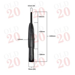 Case IH 955 956 1056 Exhaust Silencer