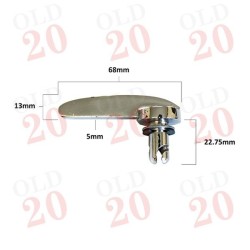 MF 100 Series Chrome Bonnet Handle (Early Type)