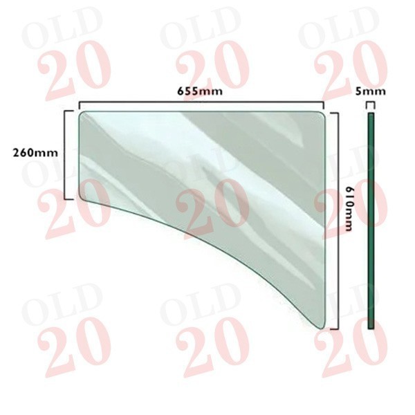 MF300 Series Lower Door Glass