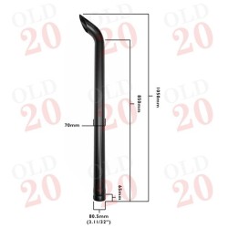 Case Maxxum series tractors Vertical Exhaust