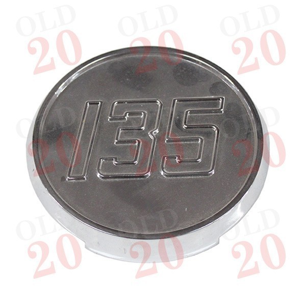 MF135 Chrome Metal Side Emblem