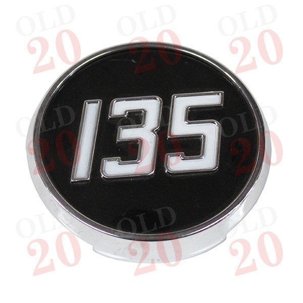 Painted Metal MF135 Side Emblem