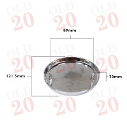 MF135 Chrome Metal Side Emblem