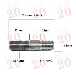 5/8" Swinging Drawbar Mounting Stud Set