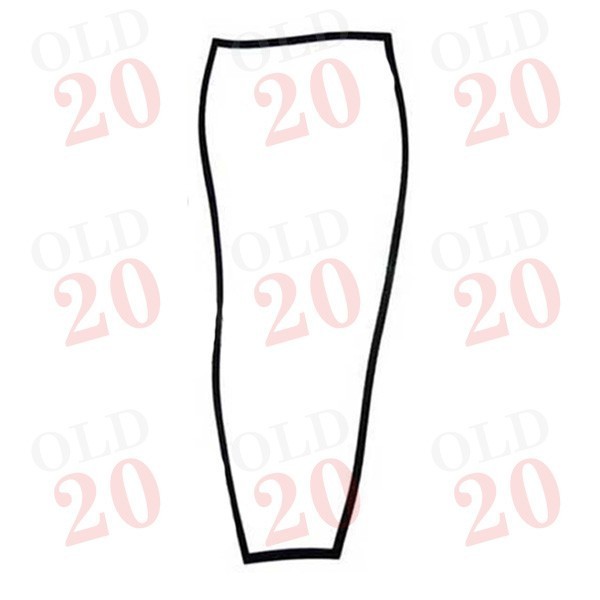 MF300 Series Silver Cab LH Door Rubber Seal