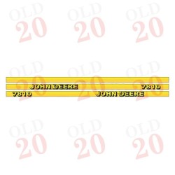 John Deere 7810 Decal Set