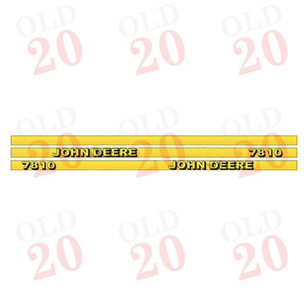 John Deere 7810 Decal Set