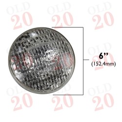 12 Volt, 6" (5.75") Sealed Beam Headlamp Unit