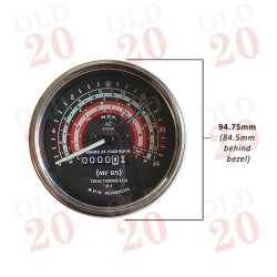 MF65 Tachometer Gauge. Clockwise With 540RPM PTO Speed.