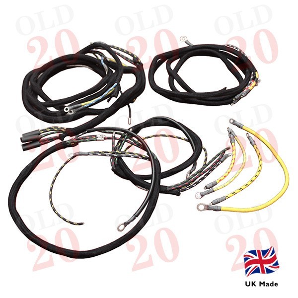 Fordson E27N TVO Model Wiring Loom with Kidney Dash Box