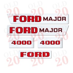 Ford 4000 'Major' Decal Set