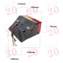 Ford Q-Cab & Super-Q Rear Lamp Set