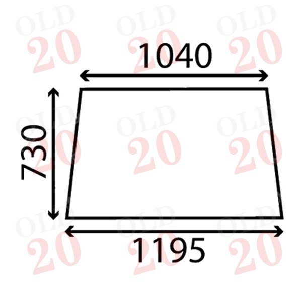 LP Sekura Cab Windscreen to suit Case IH