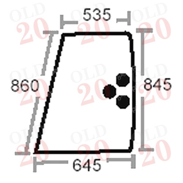 Renault LH & RH Cab Side Glass