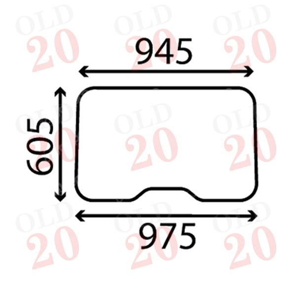 Ford Safety Cab Windscreen