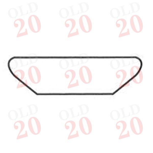 Ford 3 Cylinder Tractor Q-Cab Rear Bottom Glass