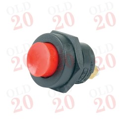 Push button, red plastic horn switch