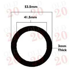 Tractor Fuel Tap and Lift Pump Glass Bowl Gasket Seal (Rubber)